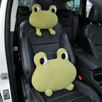 Frog-Shaped Car Seat Lumbar Pillow Back Support Pillow Car Pillow