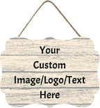 Personalized Custom Wooden Signs with Any Text Name for Home Door Man Cave Bar Family Farmhouse Decorative Home Kitchen Rustic Wall Decor