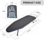 Compact Foldable Tabletop Ironing Board - with Iron Rest and Heat Resistant Cover, Portable Non-Slip Mini Iron Board for Home and Travel