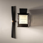 White Musk Cedar Reed Diffuser Freshen Up Your Living Space Transform Your Home with Natural Fragrance Room Scent Diffuser with 5 Diffuser Sticks 7.04 oz - Black