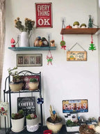 in This Kitchen We Dance Sign, Rustic Farmhouse Wood Wall Hanging Kitchen Plaque Decorations, Kitchen Sign Decor for Dinning Room (Dance) 6x18 Inch