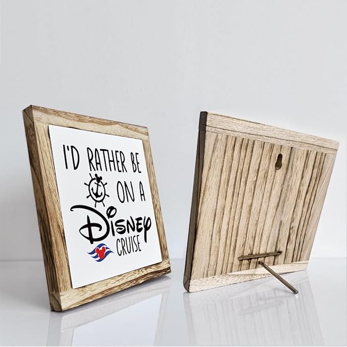 Rustic Wood Sign, Wooden Plaques Table Decor, Farmhouse Home Decorative, Inspired Decor for Office Cubicle, Small Wooden Box Sign, Office Decoration Art