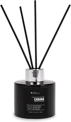 Cabana Reed Diffuser Set, Luxury Hotel Inspired Home Diffuser with Hints of Marine, Bergamot, and Jasmine, Lasting 4 Month Longevity, 100mL