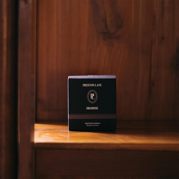 Preston Lane The Scented Candle, Luxury Candle with Vegan, Soy Wax Blend, Highrise, 7.5 Oz