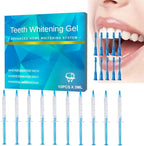 10pcs 3ml Teeth Whitening Gel Syringes, Refills 35% CP Bleaching Gel Kit Tooth Whitener Gel for Home Use