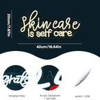WLHOPE Skin Care is Self Care Neon Signs for Wall Decor Adjustable LED Lights Decorations for Beauty Salon Facial Spa Bathroom, Get Your Business Seen Day or Night
