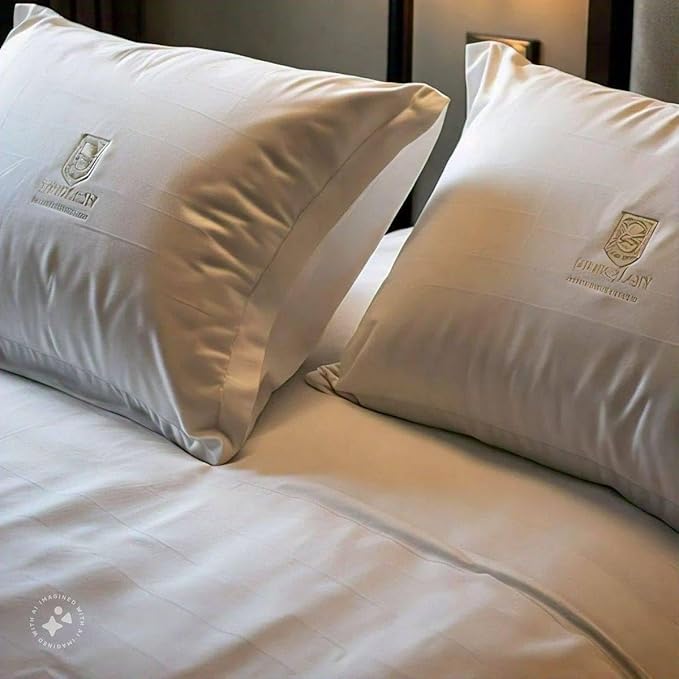 East Coast Bedding Balanced Dream 50/50 Goose Feather Down King Pillows 20x36 Inch Medium Support with 100% Cotton Shell – 2 Pack