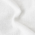 CaliTime Throw Pillow Covers Decorative 12 X 20 Inches Pack of 2 Cozy Chenille Cushion Cases for Couch Sofa Bed Living Room Home True White