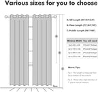 MIULEE 100% Blackout Linen Textured Curtains for Bedroom Solid Thermal Insulated Dusty Rose Grommet Room Darkening Curtains & Drapes Luxury Decor for Living Room Nursery 52 x 72 Inch (2 Panels)