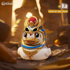 B.Duck x British Museum Blind Box, Egyptian God Collectible Duck Figurines Series,Home Decorations, Holiday Birthday Gifts (B.Duck x Bastet Series, One Box)