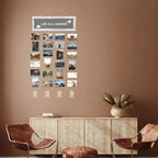 Picture Frames Collage Wall Decor Hanging Photo Display, Birthday Gifts for Mom Grandma Teen Girl, Felt Letter Board with 270 Letters and 30 Clips, Unique DIY Collage Picture Frames for Mothers Day