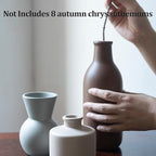 Ceramic Flower Vase, Small Vase for Centerpieces, Modern Vases for Home Decor- 3 Pcs