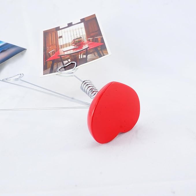 2pcs 4-Branch Family Tree Picture Holder Stand, Table Number Clips Stand for Picture Memo Paper Note Monmory Photo Christmas Wedding Card Display