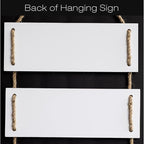 EXCELLO GLOBAL PRODUCTS Large Hanging Wall Sign: Rustic Wooden Decor (Stout, Pilsner, IPA, Porter, Lager, Brown Ale) Hanging Light Wood Wall Decoration (11.75" x 32")