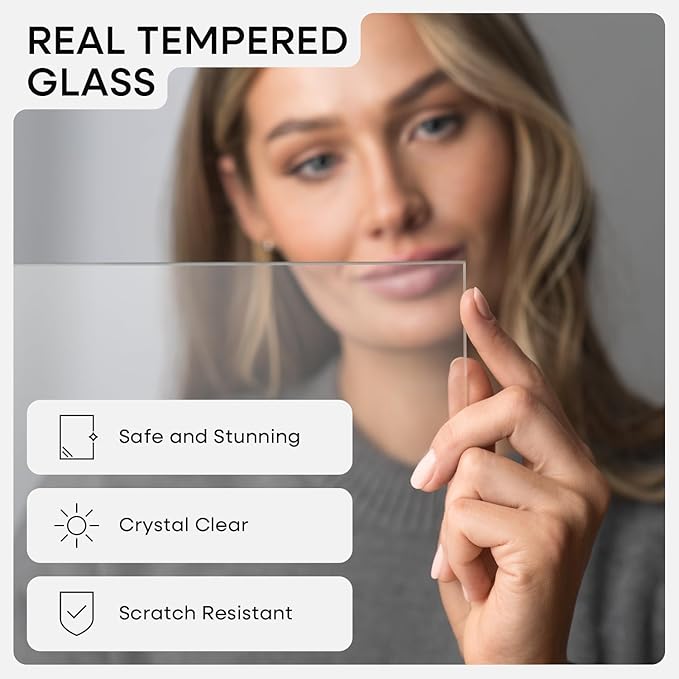 Homeforia 18x24 Poster Frame Black, High End Metal 18 x 24 Picture Frames with Mat 16 by 20 inch Photo, 18x24 Black Frame Matted to 16x20 Print, 24x18 Hanging Frame, Tempered Glass, Wall Kit, Set of 1