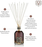 Dr. Vranjes - Oud Nobile 1250 ml Diffuser + Double Pack of White Sticks (3 Pieces Bundle)- Luxury Home Fragrance, Made in Italy, Main Scent: Oriental, Olfactory Pyramid: Bergamot, Oud, Myrrh