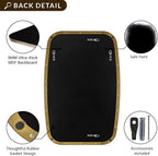 ANDY STAR Gold Oval Mirrors for Bathroom, Large 24x36’’ Brushed Gold Metal Framed Oblong Wall Mirror, Modern Brass Vanity Mirror in Stainless Steel Frame Wall Mount Horizontal or Vertical