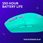 Logitech G305 Lightspeed Wireless Gaming Mouse, Mint + Yeti Orb RGB Gaming Microphone with LIGHTSYNC, USB Mic for Streaming
