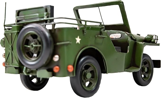 YCHTEWY-Iron Classic Car Model Collectible Vehicle Decoration, Metal Truck Christmas Decor ，Unique Blend of Vintage, Rustic, Farmhouse Truck Decor for Table Top Decor. (B)