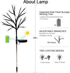 Solar Garden Lights Outdoor,Waterproof Outdoor Solar Lights for Outside Decorative 6Pack, 120Led Solar Flowers Garden Decor, for Yard Pathway,Lawn,Patio Fairy Decorations Gardening Gifts