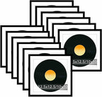 12 Pack 12.5x12.5 Record Frame with 10x10 Mat for Vinyl Record Album Cover Poster, Display Photo 10x10 with Mat or 12.5 x 12.5 Without Mat, Wall Hanging Vinyl Frames, 12 Pack, Black