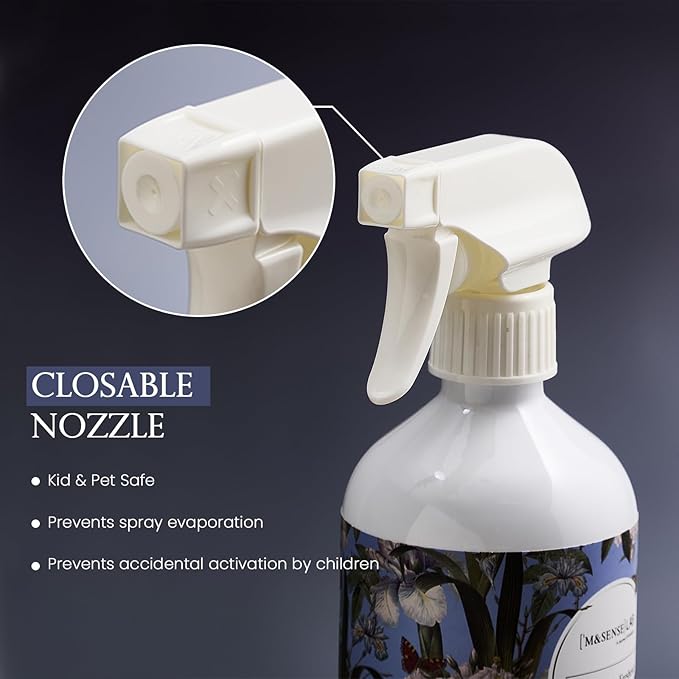 ‌M&SENSE Air & Fabric & Pet Odor Eliminator Spray - 16.9oz Large Size Natural Safe Air Freshener Sage Citrus Scented Deodorizer for Home Eliminates Smoke & Musty Smells, Ideal for ‌Balcony & Kitchen