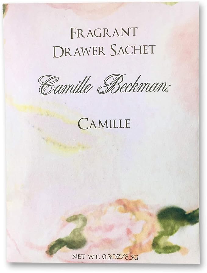 Camille Beckman Premium Fragrant Drawer Sachet, Camille, 0.3 Ounce