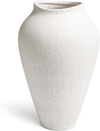 Large White Ceramic Vase,11.8 Inch Tall Floor Vase for Farmhouse Centerpieces, Rustic Living Room, Wedding & Home Decor