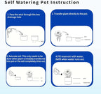 Nihow Self Watering Planter Accessory Set with Wick, Mesh - Enhance Your Plant's Growth and Health Easily