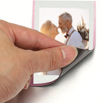 PATIKIL 2x3 Fridge Magnetic Frame, 10Pcs Mini Picture Frames Photo Frame Instant Film Small Picture Holder for Fujifilm Refrigerator, Pink