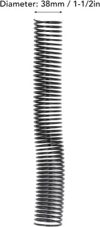 18 Pcs Plastic Spiral Binding Coil, 4:1 Pitch, 38mm Diameter, Reusable, Up to 310 Sheets High Capacity Binding Coil, for A4 Paper, Documents, Business