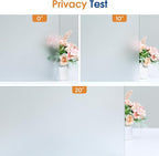 Homein Frosted Glass Window Privacy Film with Tools UV Blocking Privacy Film for Glass Windows, Static Cling No Glue Removable Reusable Anti Glare for Home Day and Night, Pure 35.4x78.7 inch