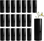 Modern Black Ceramic Vase Set of 20 for Living Room Bedroom 5.51'' Minimalist Fresh Small Flower Vases for Bouquet Fake Plant Home Decor Office Fireplace Centerpieces Nordic Style 10 Pack