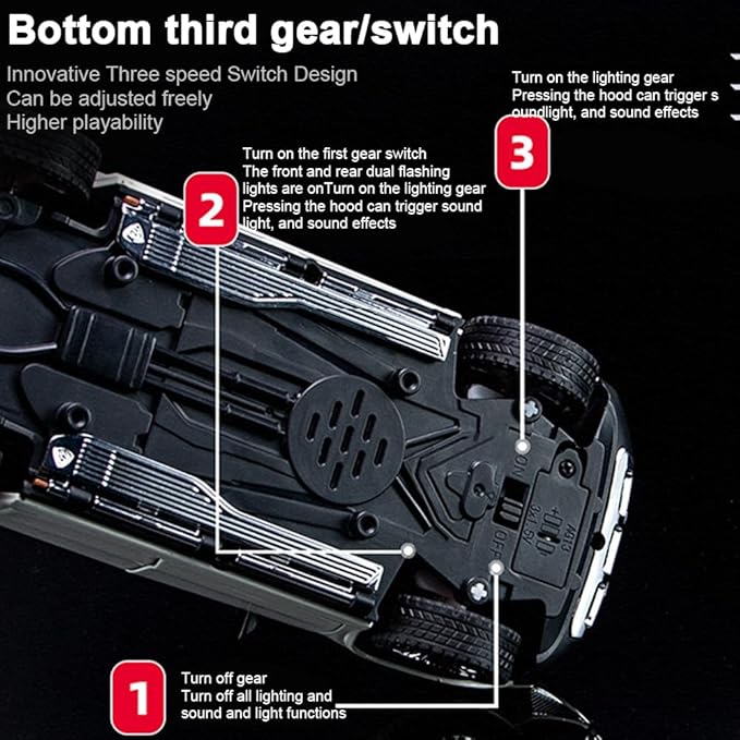 EROCK 1:24 Benz Toy car, Benz Maybach GLS600 Alloy car Model Toys, with Sound and Light Function, Suitable for Adults and Children as Gifts, Collectibles, Decorations. (White Black-GLS600)