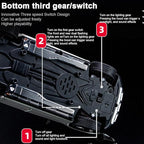 EROCK 1:24 Benz Toy car, Benz Maybach GLS600 Alloy car Model Toys, with Sound and Light Function, Suitable for Adults and Children as Gifts, Collectibles, Decorations. (White Black-GLS600)