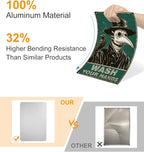 ALKB Halloween Bathroom Decor 8x12 Inch - WASH YOUR HANDS, Gothic Vintage Metal Tin Sign, Novelty Gifts for Men Women Adult