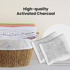 Green Piece® Pack of All Natural Baby Diaper Pail Deodorizer Activated Charcoal Air Purifier (15 Pack of Carbon Filters)