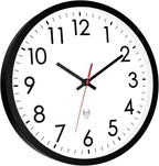 Lumuasky Atomic Wall Clock Analog 12 inch Silent Battery Operated Wall Clocks Modern Clock for Living Room, Office, Home, Bedroom, Kitchen, Bathroom