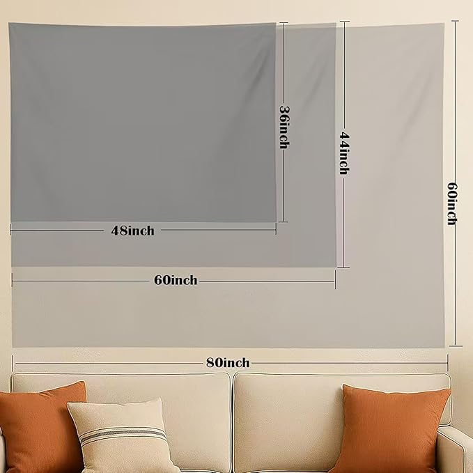 keowhsf Beach Sunset Ocean Tapestry – Tropical Palm Trees Wall Decor with Warm Orange Sky, Summer Seaside Landscape Wall Hanging for Bedroom Living Room Dorm