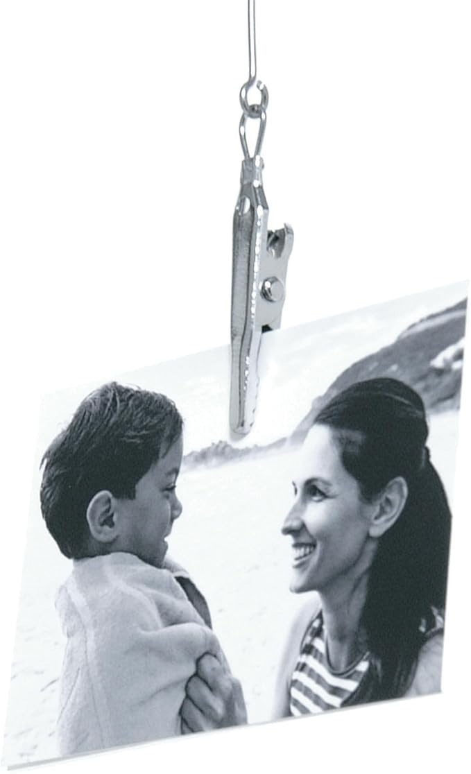 Kikkerland Hanging Photo Display – Picture Collage for Bedroom Decor & Wall Art – Customizable Gift