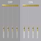 4 Light Pendant Lighting Dining Room Light Fixture Dimmable LED Modern Gold Pendant Light with Bubble Crystal Pendant Lights Kitchen Island