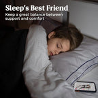 puredown Feather Down Pillows Set of 2, Luxury Goose Feather Pillow for Sleeping, Organic Cotton Cover Hotel Collection Bed Pillows (King)