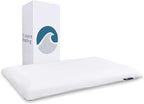 Bluewave Bedding Hyper Slim Gel Memory Foam Pillow for Stomach and Back Sleepers - Thin, Flat Design for Cervical Neck Alignment and Deeper Sleep (2.25-Inches Height, Standard Size)