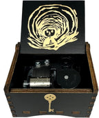 Youtang Music Box Engraved Wooden Gifts Mini Musical Box Play Dreaming for Birthday/Anniversary/Valentine's Day/Christmas (Wind up, Black)