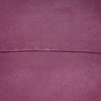 Round Shaped Goat Leather Handmade Eco-Friendly Dark Pink Pouf - 18" x 18" x 18", Plain Solid, Recycled Foam With Fibre Fill Stuffed, PF12