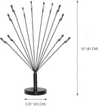 Photo Tree Holder with Metal Base,12 Clips Flexible & Durable Branches Money Trees Gift Card Holder with Clips,Picture Trees to Hold Photos for Christmas Wedding Greeting Birthday Party Gift