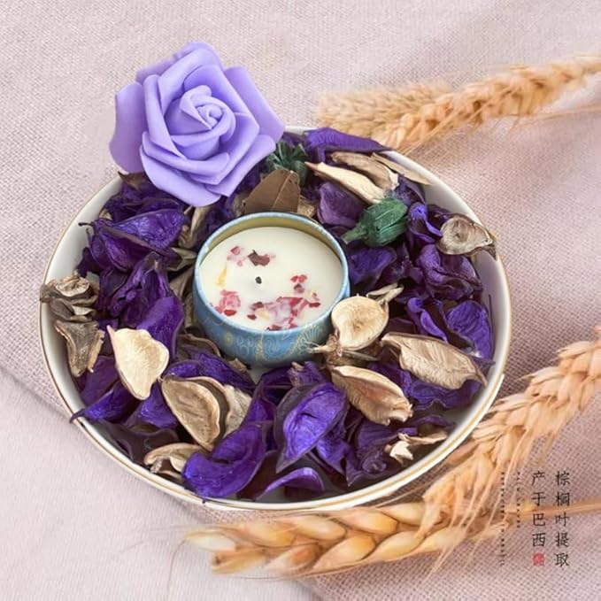 Potpourri Bags,Home Fragrance Sachet Petal,Potpourri Bowl Filler,vase Filler for Families, Weddings, Cars, Coffee Shops, etc Decoration, 2 Bags/10oz (Lavender)