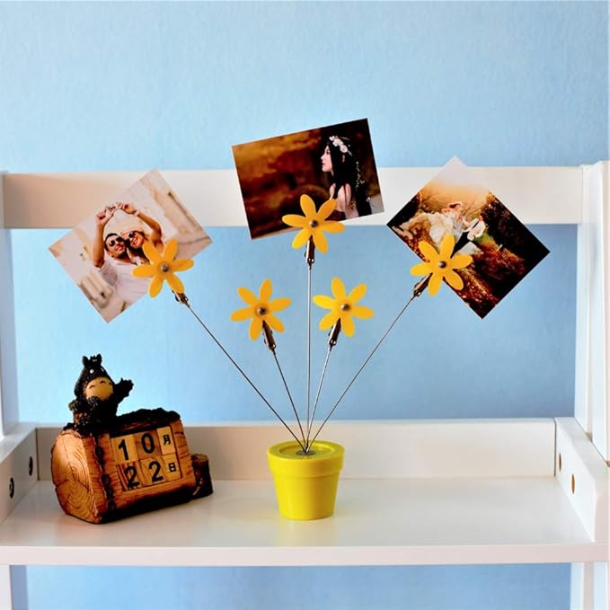 Photo Tree Holder Clip,5 Branch Money Tree Family Tree Gift Card Holder，Photo Card Holder for Photo, Souvenir Paper, Note, Wedding Card Display