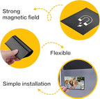 YixangDD 15 Pack Magnetic Picture Frame, 4 x 6 Inches Fridge Magnetic Photo Frames, Magnetic Photo Frames for Refrigerator, Home, School, Office (Black)