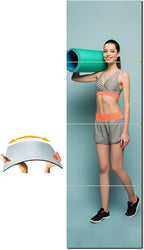 Shatterproof Wall Mirror Full Length for Bedroom, Acrylic Gym Mirrors For Home, Extra Thick: 0.12 inch, 16 x 16 inch x 4 Pcs, Workout Mirrors Safe for Kids, Over The Door, Long Wall Mounted